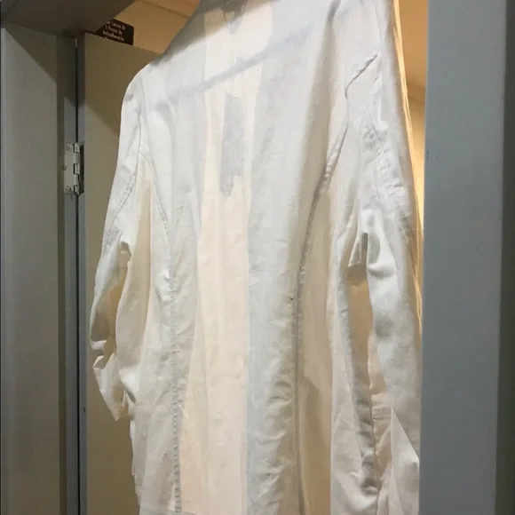 Size 20 NWT White Linen over-jacket/coat - Picture 6 of 15